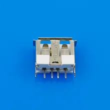 1 Pcs Novo USB 2.0 Tipo A Fêmea de 4 Pinos do Conector PCB 180 Graus DIY(China)