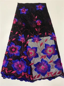 High Quality African Lace Fabric 2019 Latest 3d Flower Tulle Lace Nigerian Lace With Sequins beads And Feather For Wedding
High Quality African Lace Fabric 2019 Latest 3d Flower Tulle Lace Nigerian Lace With Sequins beads And Feather For Wedding
