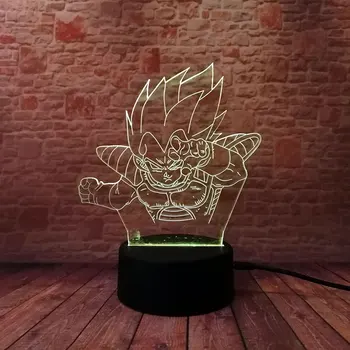 Dragon Ball Z Super Vegeta Luminous Model 3D Illusion LED Nightlight Colorful Touch Flash Light Desktop Action & Toy Figures
Dragon Ball Z Super Vegeta Luminous Model 3D Illusion LED Nightlight Colorful Touch Flash Light Desktop Action & Toy Figures