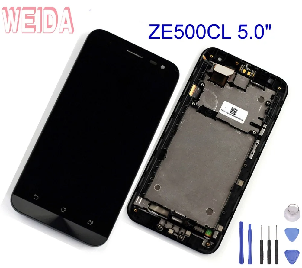Tested 5.0" LCD For ASUS Zenfone 2 ZE500CL Z00D LCD with Frame Digitizer Replacement For ASUS ZE500CL Display Touch Screen
Tested 5.0" LCD For ASUS Zenfone 2 ZE500CL Z00D LCD with Frame Digitizer Replacement For ASUS ZE500CL Display Touch Screen