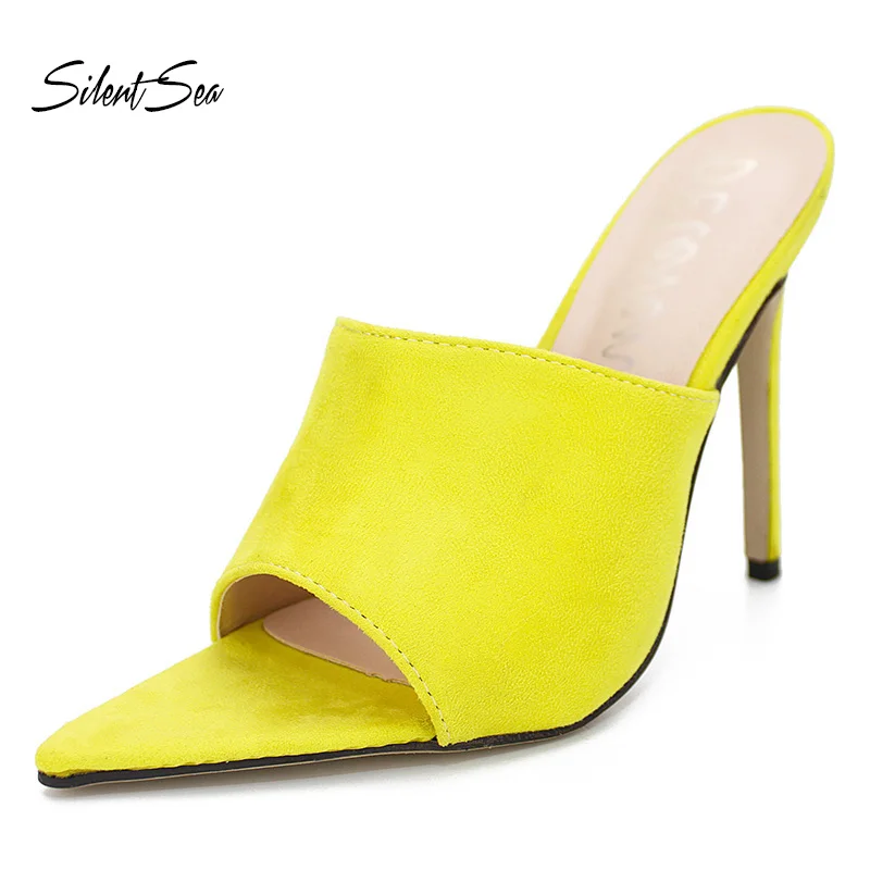Silentsea Slippers Women Open Toe Footwear 11cm High Heel Slides Shoes Female Daily Outdoor Mules Shoes Woman Plus Size 43
Silentsea Slippers Women Open Toe Footwear 11cm High Heel Slides Shoes Female Daily Outdoor Mules Shoes Woman Plus Size 43