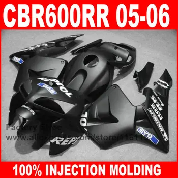 Injection Molding for HONDA CBR600RR fairings kit 2005 2006 CBR 600 RR 05 06 matte black repsol fairing
Injection Molding for HONDA CBR600RR fairings kit 2005 2006 CBR 600 RR 05 06 matte black repsol fairing