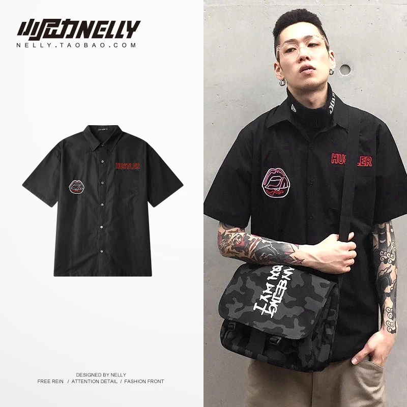 NELLY 2019 Summer Solid Button Cardigan Polo Short Sleeve Shirt Men's Hip Hop Street Costume High Quality T-Shirt Tee
NELLY 2019 Summer Solid Button Cardigan Polo Short Sleeve Shirt Men's Hip Hop Street Costume High Quality T-Shirt Tee