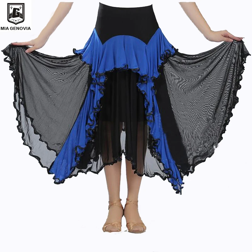 Irregular Dance Skirt Women's Modern Dance Ballroom Latin Tap Dancing Paso Doble Practice Costume Chiffon Skirt
Irregular Dance Skirt Women's Modern Dance Ballroom Latin Tap Dancing Paso Doble Practice Costume Chiffon Skirt
