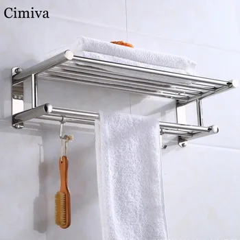 Stainless Steel Bathroom Towel Holder Wall-mounted Towel Rack Bath Towel Clothes Organizer Storage Shelf With 4 Hooks Hot Sale
Stainless Steel Bathroom Towel Holder Wall-mounted Towel Rack Bath Towel Clothes Organizer Storage Shelf With 4 Hooks Hot Sale