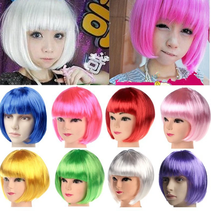 New Student Short BOB Hair Wig Cosplay Party Stage Masquerade Supplies Halloween Wigs Long Straight Bangs
New Student Short BOB Hair Wig Cosplay Party Stage Masquerade Supplies Halloween Wigs Long Straight Bangs