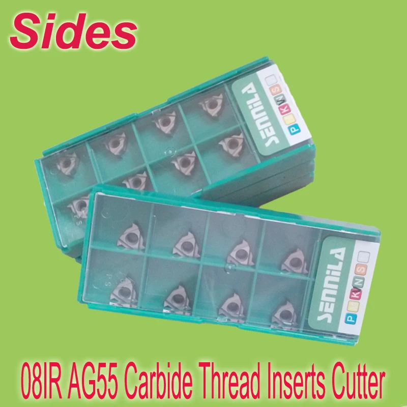 Free Shiping 10x 08IR AG55 Indexable Internal Carbide Threaded turning Inserts for Threaded Lathe Holder
Free Shiping 10x 08IR AG55 Indexable Internal Carbide Threaded turning Inserts for Threaded Lathe Holder