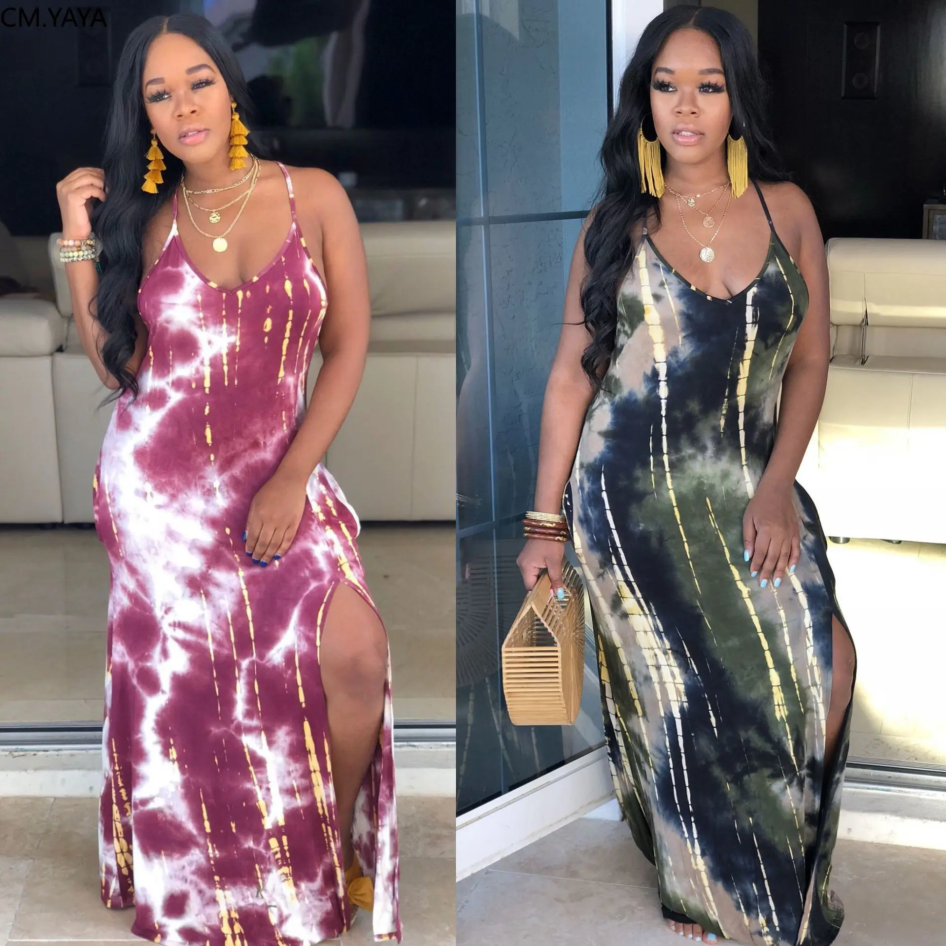 2019 women summer new sleeveless tie dye print loose maxi dress fashion beach vintage streetwear long vestidos dresses GLZ039
2019 women summer new sleeveless tie dye print loose maxi dress fashion beach vintage streetwear long vestidos dresses GLZ039