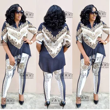 (L-XXXXL)African Clothes For Lady Fashion Dashiki Top and Pants Suit Chiffon Dress XFTZ01#
(L-XXXXL)African Clothes For Lady Fashion Dashiki Top and Pants Suit Chiffon Dress XFTZ01#