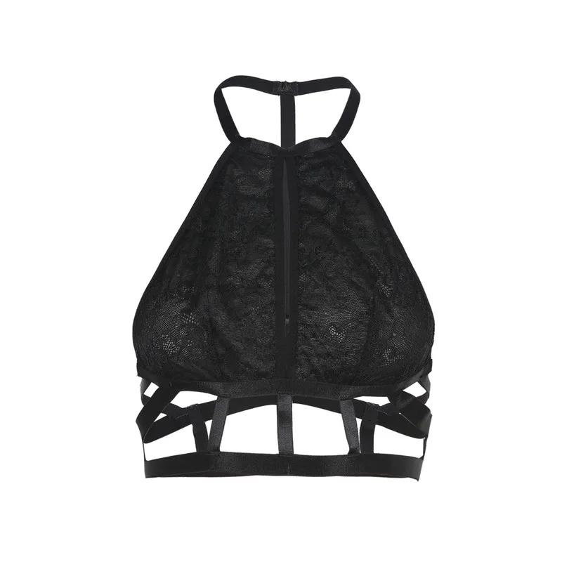 Women Halter Sexy Bra lace floral Black Punk Push Up Bralettes Hollow Out Female Casual Lace Up Lingerie Underwear
Women Halter Sexy Bra lace floral Black Punk Push Up Bralettes Hollow Out Female Casual Lace Up Lingerie Underwear