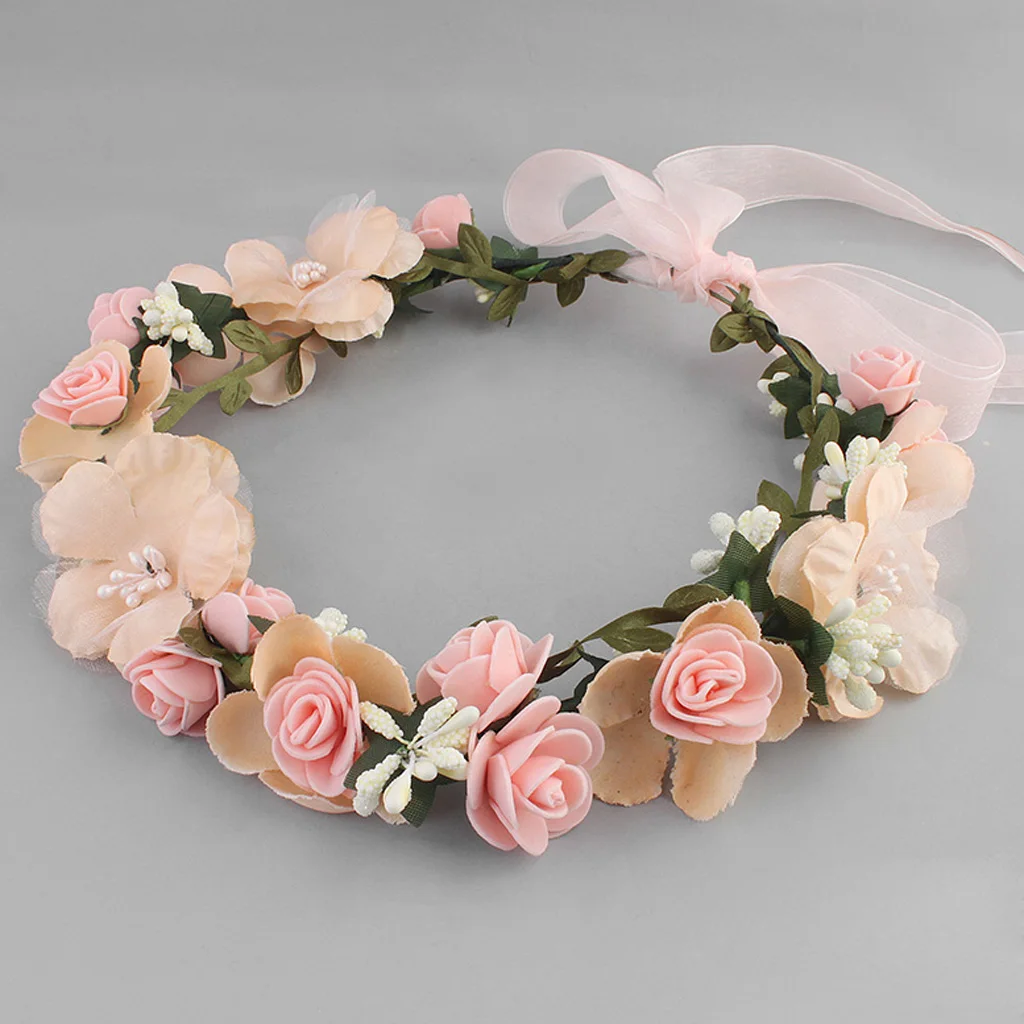 3 Colors Boho Style Girl's Floral Headband Crown Flower Headband for Women and Girls Hair Garland Wedding Headpiece
3 Colors Boho Style Girl's Floral Headband Crown Flower Headband for Women and Girls Hair Garland Wedding Headpiece