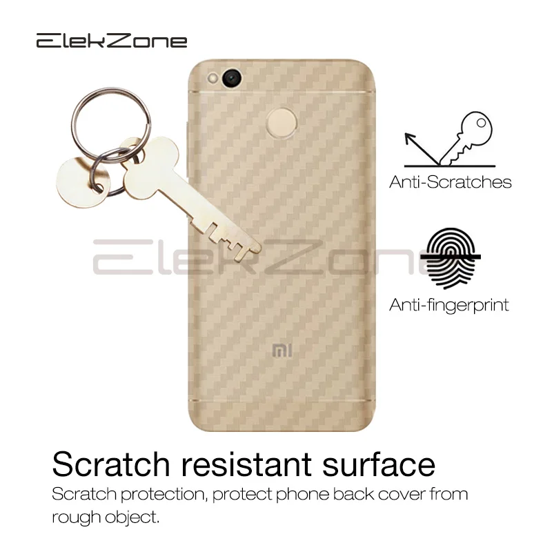 For Xiaomi Redmi Note5 Pro 5Plus 4X 6A S2 5A Carbon Fiber Protective Film 3Pcs For Redmi 5A 5 6A 4X S2 Back Cover Protector (2)