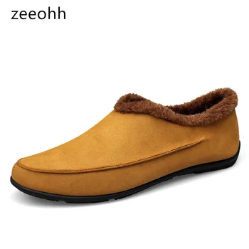 zeeohh High Quality Fashion Leather Men Casual Shoes Plush Winter Warm Snow Flat Loafers Driving Shoes Plus Size 38-48
zeeohh High Quality Fashion Leather Men Casual Shoes Plush Winter Warm Snow Flat Loafers Driving Shoes Plus Size 38-48