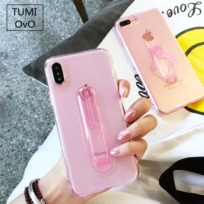 Clear TPU Silicone Case For iPhone XR X Hide Ring Stand Holder Phone Case For iPhone 7 8 6 6S Plus XS Max Transparent Back Cover
Clear TPU Silicone Case For iPhone XR X Hide Ring Stand Holder Phone Case For iPhone 7 8 6 6S Plus XS Max Transparent Back Cover