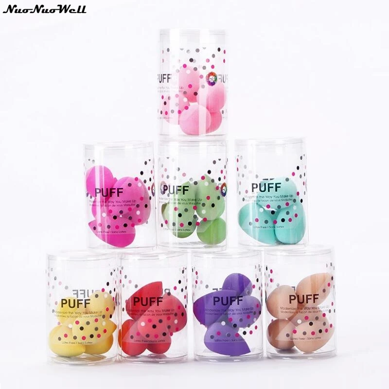 

5pcs/set Makeup Foundation Sponge Mini Cosmetic Puff Smooth Waterdrop Powder 2*3cm Beauty Tools Finger-Small Dry Wet BB Puff