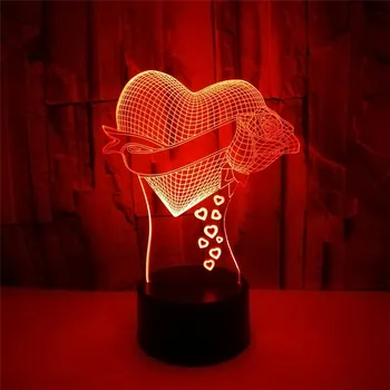 2018 Mother's Day Gift 3D Led Love Rose Nightlight Touch Senser USB Table Illusion Mood Dimming 7 Color Atmosphere Table Lamp
2018 Mother's Day Gift 3D Led Love Rose Nightlight Touch Senser USB Table Illusion Mood Dimming 7 Color Atmosphere Table Lamp