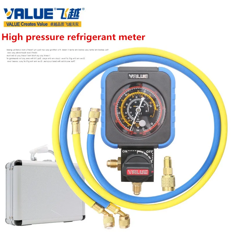 High precision anti-collision Refrigerant table Air conditioning snow strap with fluoride tube for R22/R134A/R410A/R407C
High precision anti-collision Refrigerant table Air conditioning snow strap with fluoride tube for R22/R134A/R410A/R407C