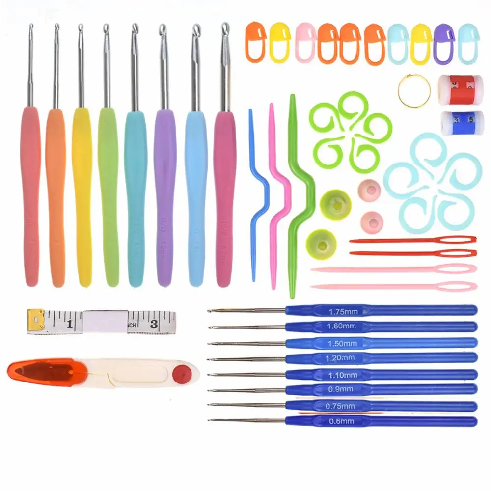 16 Magic Crochet Sets DIY Knitting Tools Colorful Crochet Box Sets with Various Accessories Hooks Needles Sewing Tools
16 Magic Crochet Sets DIY Knitting Tools Colorful Crochet Box Sets with Various Accessories Hooks Needles Sewing Tools