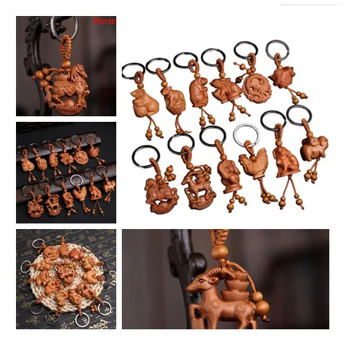 Fashion Natural woodnake dragon tiger key chains key ring 12 zodiac keychain for unisex children animal monkey sheep s
Fashion Natural woodnake dragon tiger key chains key ring 12 zodiac keychain for unisex children animal monkey sheep s