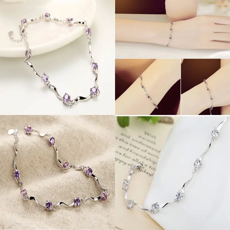 1 pc Fashion Jewelry For Girl Silver plating Zircon Bracelet HOT SALE charming women fine jewelry 3 colors hot
1 pc Fashion Jewelry For Girl Silver plating Zircon Bracelet HOT SALE charming women fine jewelry 3 colors hot