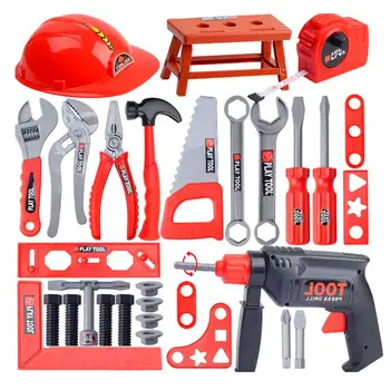 Children's Toolbox Set Simulation Repair Tool Drill Screwdriver Repair Kit House Play Toys Tool Set Puzzle Toy Set
Children's Toolbox Set Simulation Repair Tool Drill Screwdriver Repair Kit House Play Toys Tool Set Puzzle Toy Set