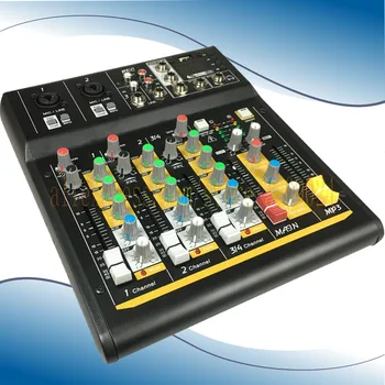 Profissional Bluetooth 4 Channel DJ Mixer Controller With USB LED Screen DJ Console For Audio
Profissional Bluetooth 4 Channel DJ Mixer Controller With USB LED Screen DJ Console For Audio