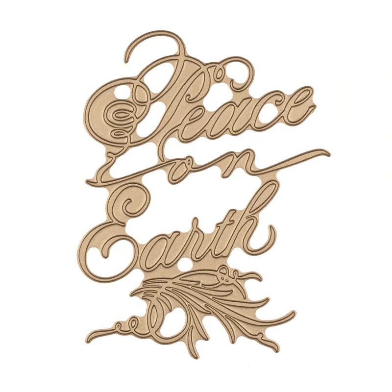 Script Peace on Earth Metal Hot Foil Plate for DIY Scrapbooking Letterpress Embossing Paper Cards Making Crafts New 2019
Script Peace on Earth Metal Hot Foil Plate for DIY Scrapbooking Letterpress Embossing Paper Cards Making Crafts New 2019