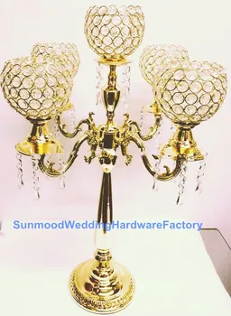 30 days sent out order ) Gold iron color Crystal candle holder/ candelabra for home decor or wedding party decor
30 days sent out order ) Gold iron color Crystal candle holder/ candelabra for home decor or wedding party decor