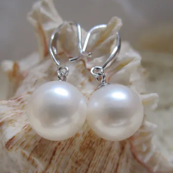 Women Gift word 925 Sterling real 12-13MM white circle to very bright light large freshwater pearl earrings nhe8673a 358
Women Gift word 925 Sterling real 12-13MM white circle to very bright light large freshwater pearl earrings nhe8673a 358