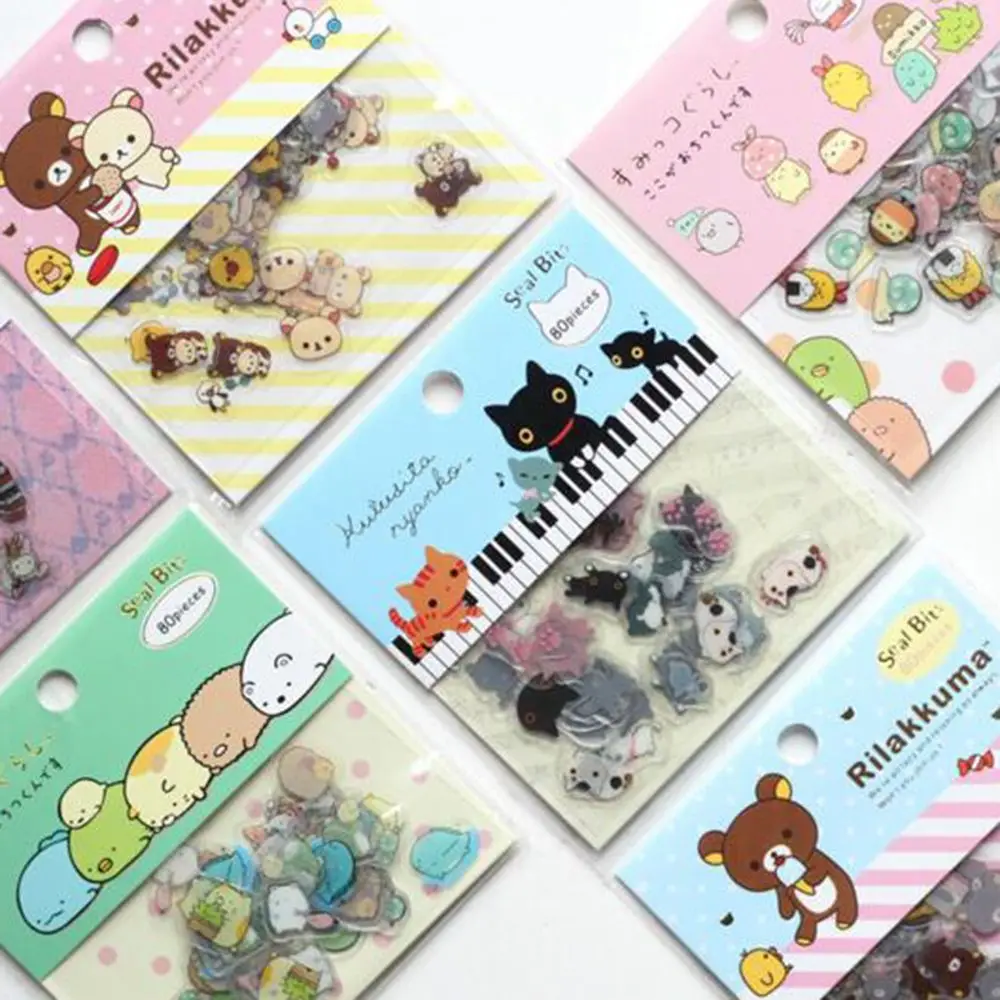 80 pcs/pack Cute Cat Mini PVC Sticker Cartoon Animal Cat Decorative Sticker for Diary Album DIY Ablum Diary Scrapbooking Label
80 pcs/pack Cute Cat Mini PVC Sticker Cartoon Animal Cat Decorative Sticker for Diary Album DIY Ablum Diary Scrapbooking Label