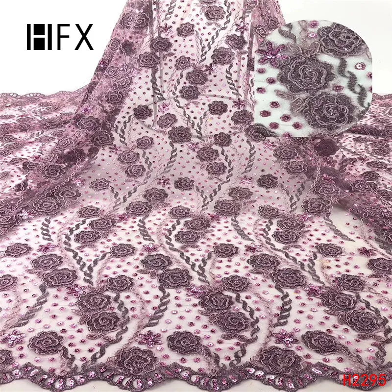 HFX 2019 High Quality African Lace Fabric blush pink French Net Embroidery Tulle with sequins For Nigerian Wedding dress H2295
HFX 2019 High Quality African Lace Fabric blush pink French Net Embroidery Tulle with sequins For Nigerian Wedding dress H2295