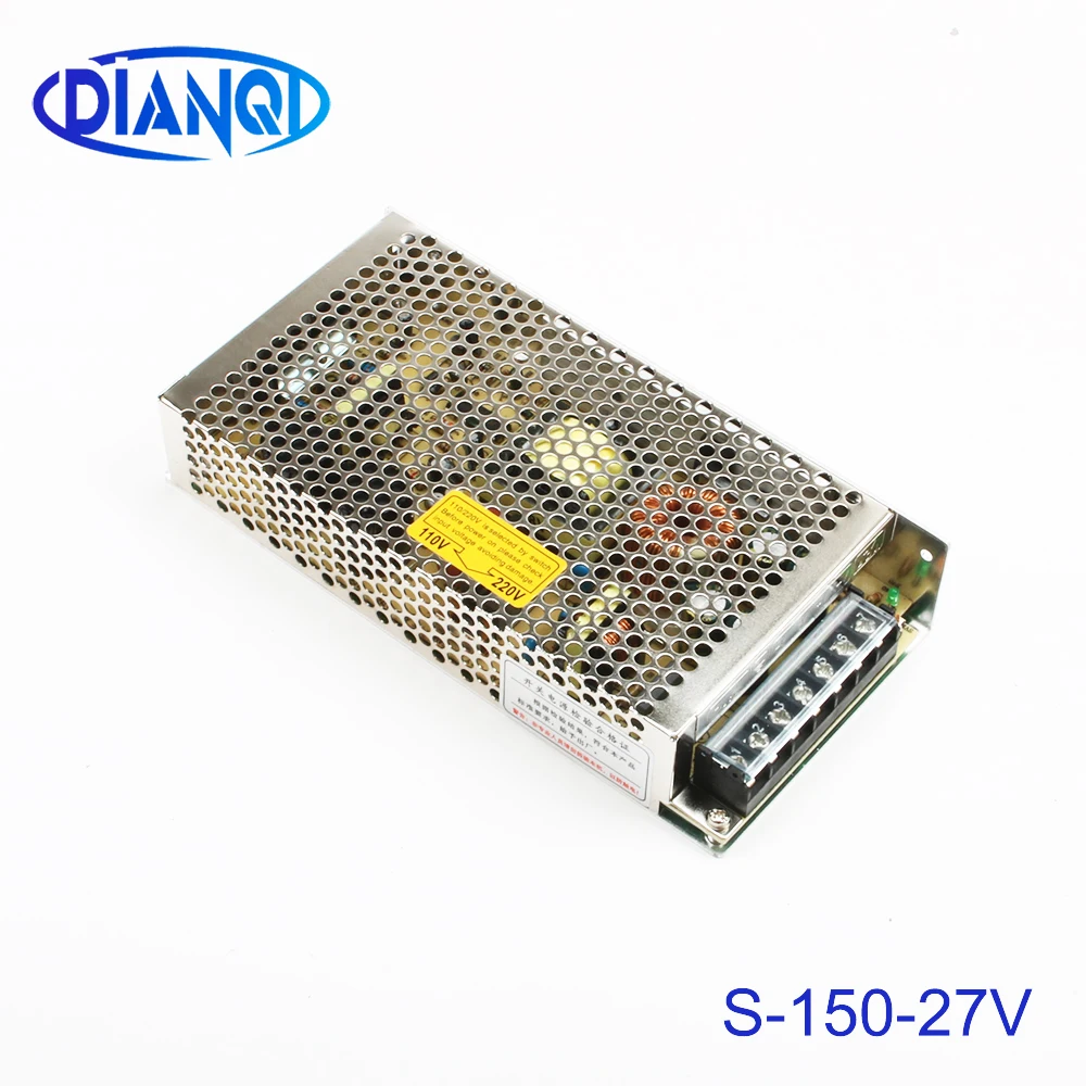 power suply 150w 27V 5.6A ac to dc power supply unit ac dc converter high quality S-150-27
power suply 150w 27V 5.6A ac to dc power supply unit ac dc converter high quality S-150-27
