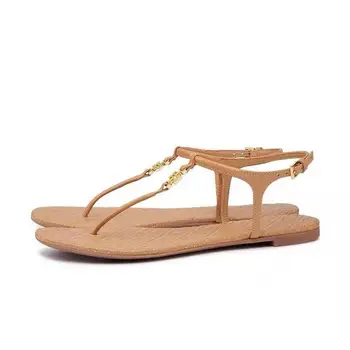 2019 New Fashion Genuine Leather Sandals Women Luxury Shoes Women Designers Metal Decoration Casual Sandals Women
2019 New Fashion Genuine Leather Sandals Women Luxury Shoes Women Designers Metal Decoration Casual Sandals Women