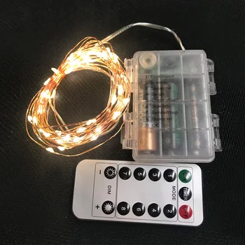 5M 10M Copper wire led light with remote control AA battery powered Led Fairy String Light decoration 8 Modes IP65 Waterproof
5M 10M Copper wire led light with remote control AA battery powered Led Fairy String Light decoration 8 Modes IP65 Waterproof