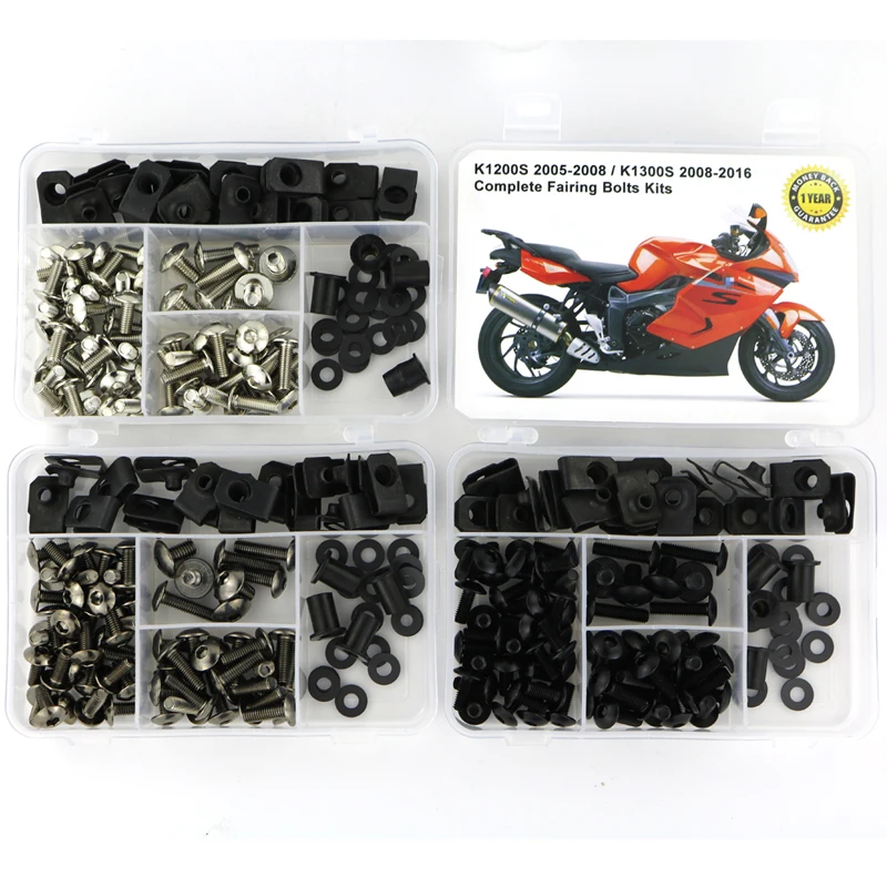 For BMW K1200S 2005-2008 K1300G 2008-2016 Complete Fairing Kit Washer Fastener Full Fairing Bolts Kit Screws Nuts Steel
For BMW K1200S 2005-2008 K1300G 2008-2016 Complete Fairing Kit Washer Fastener Full Fairing Bolts Kit Screws Nuts Steel