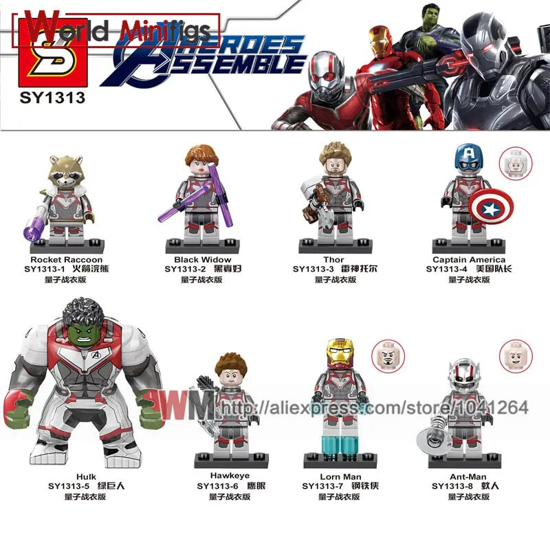 Avengers Endgame Set sale Building Blocks Super Heroes bricks Iron Man Iron Man SY1313 Action Bricks kids Toys for adult
Avengers Endgame Set sale Building Blocks Super Heroes bricks Iron Man Iron Man SY1313 Action Bricks kids Toys for adult
