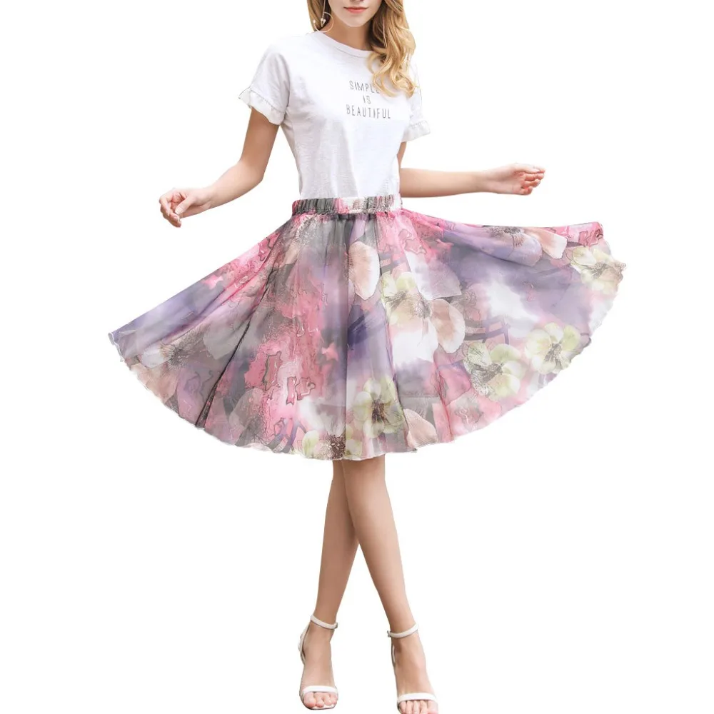 Fashion casual Lady Women's skirt Bohemian flower Printed Elegant High Waist A-Line Skirt Beach Knee-Length Skirts *XSL
Fashion casual Lady Women's skirt Bohemian flower Printed Elegant High Waist A-Line Skirt Beach Knee-Length Skirts *XSL