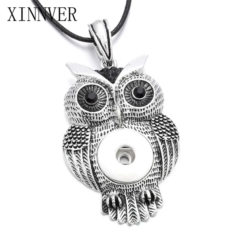 4 Colors Hot Sale Crystal Owl Snap Pendant Necklace 18mm Snap Button Jewelry Interchangeable Necklace With Rope Chain
4 Colors Hot Sale Crystal Owl Snap Pendant Necklace 18mm Snap Button Jewelry Interchangeable Necklace With Rope Chain