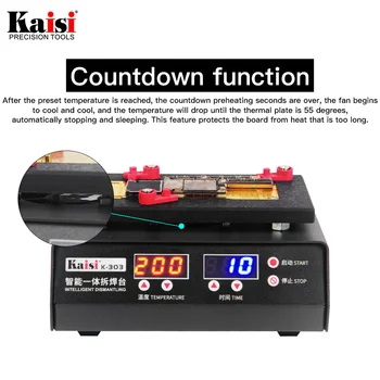 200 Degrees Accurate Rapid Separation Disassembly Platform For iPhone X XS MAX Motherboard Stratified temperature Heating Table
200 Degrees Accurate Rapid Separation Disassembly Platform For iPhone X XS MAX Motherboard Stratified temperature Heating Table