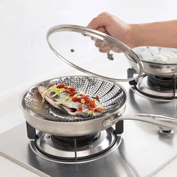OTHERHOUSE Stainless Steel Folding Steamer Shelf Pot Steaming Tray Stand Cookware Food Steamer Rack Instant Pot Kitchen Tools
OTHERHOUSE Stainless Steel Folding Steamer Shelf Pot Steaming Tray Stand Cookware Food Steamer Rack Instant Pot Kitchen Tools