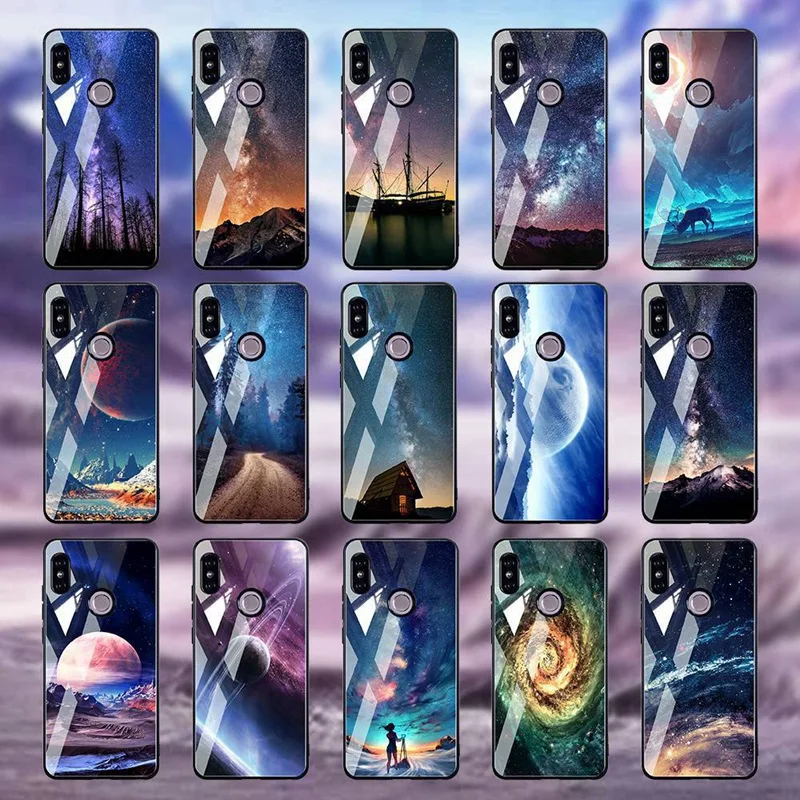 TOMKAS Tempered Glass Case For Xiaomi Redmi Note 5 Global 4X Space Coque Case Redmi 4X 5 Plus Cover Phone Cases For Xiaomi Mi A1 (20)