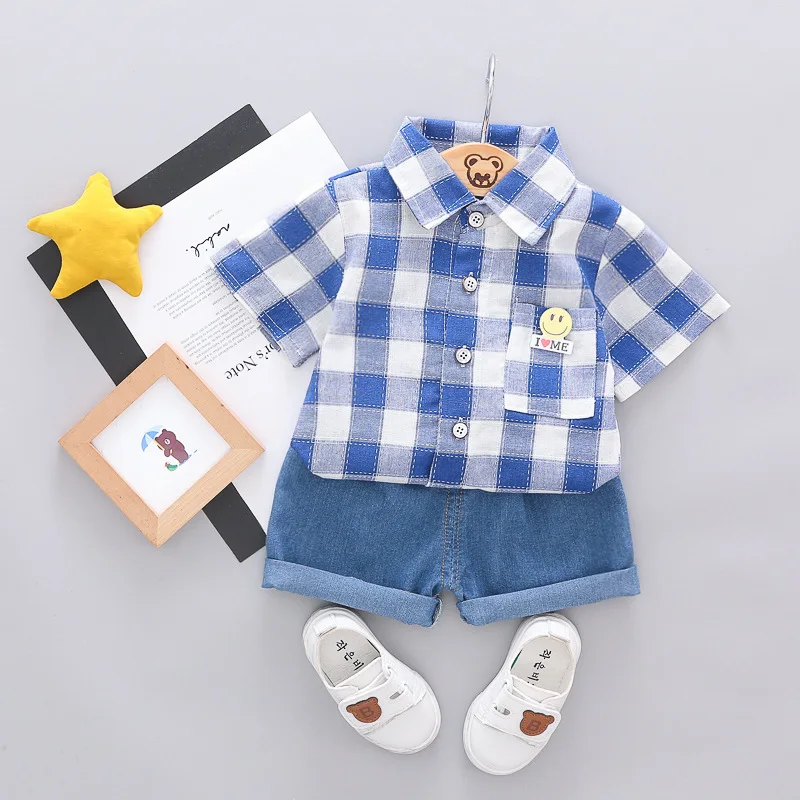 HYLKIDHUOSE 2019 Summer Toddler Infant Clothing Sets Baby Boys Clothes Sets Plaid Smiley face Shirt Shorts Kids Child Costume
HYLKIDHUOSE 2019 Summer Toddler Infant Clothing Sets Baby Boys Clothes Sets Plaid Smiley face Shirt Shorts Kids Child Costume