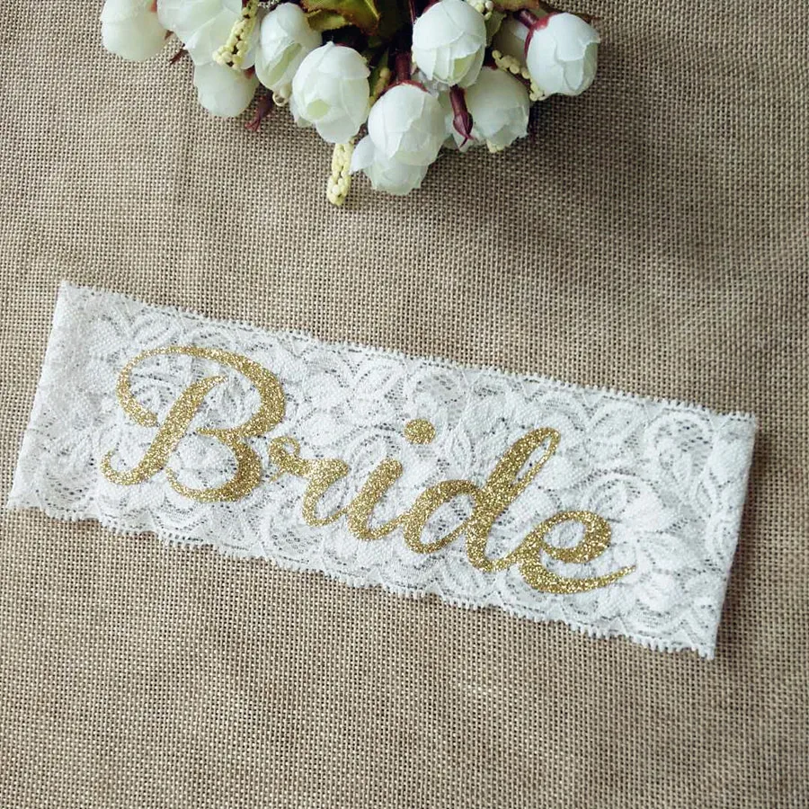 Wedding Vintage Garter White Lace Gold Glitter Bride Lace garter 
Wedding Vintage Garter White Lace Gold Glitter Bride Lace garter