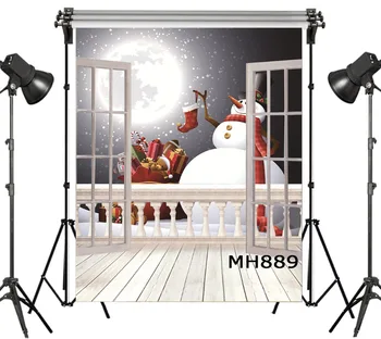 LB Polyester & Vinyl Balcony Snowman Many Christmas Presents Starry Sky Moon Backgrounds For Photo Studio Photography Backdrops
LB Polyester & Vinyl Balcony Snowman Many Christmas Presents Starry Sky Moon Backgrounds For Photo Studio Photography Backdrops