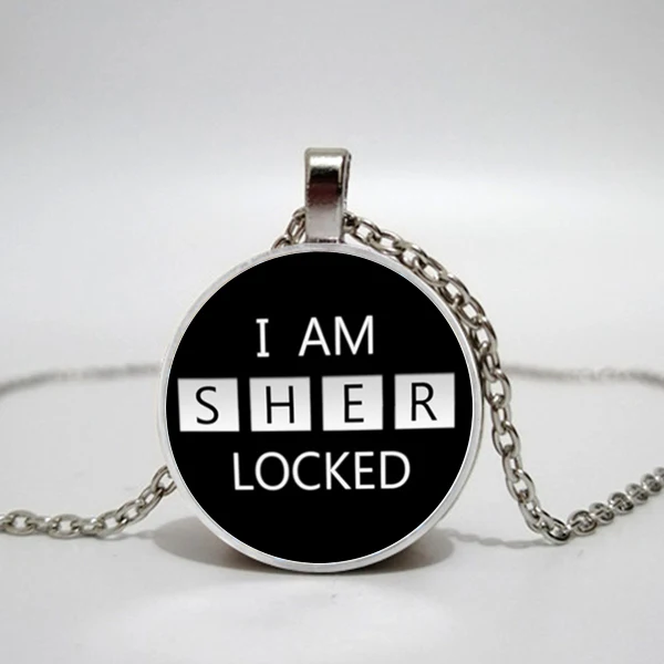 handmade retro SHERLOCK HOLMES pendant glass necklace dream black white necklace ladies men's art new year gift
handmade retro SHERLOCK HOLMES pendant glass necklace dream black white necklace ladies men's art new year gift