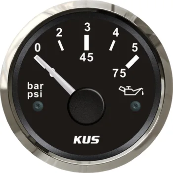 New KUS 52mm Pointer Type Engine Oil Pressure Gauge Modification 0-5Bar 0-75PSI Marine Outboard Inboard Motor Generator
New KUS 52mm Pointer Type Engine Oil Pressure Gauge Modification 0-5Bar 0-75PSI Marine Outboard Inboard Motor Generator