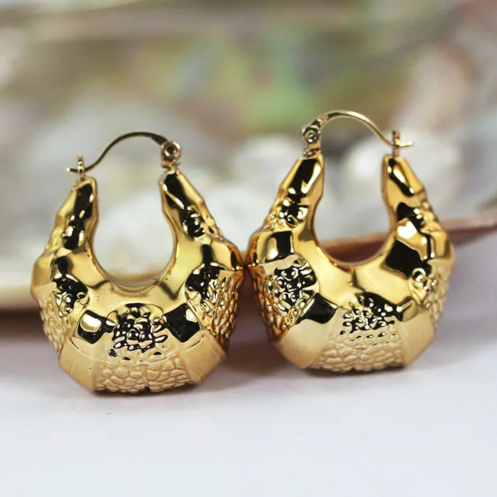Shinny Thick Gold Hoop Earrings for Brides Dubai Women Costume Bridal Jewelry Wedding Earrings 2017 EA094
Shinny Thick Gold Hoop Earrings for Brides Dubai Women Costume Bridal Jewelry Wedding Earrings 2017 EA094
