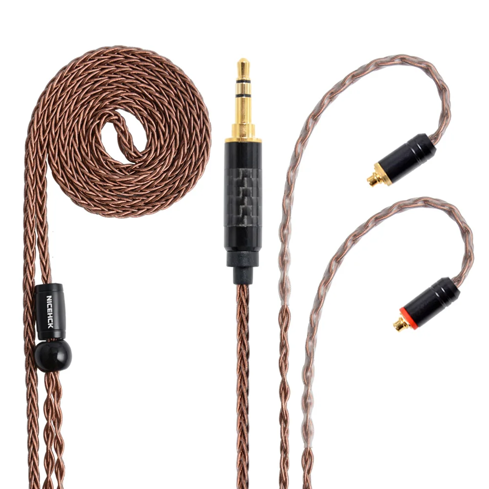 NICEHCK 8 Core High Purity Copper Upgrade Cable 3.5/2.5/4.4mm Plug MMCX/2Pin Connector For AS10 CCA C10 C16 Kanas IDUN M6 P3 N3
NICEHCK 8 Core High Purity Copper Upgrade Cable 3.5/2.5/4.4mm Plug MMCX/2Pin Connector For AS10 CCA C10 C16 Kanas IDUN M6 P3 N3