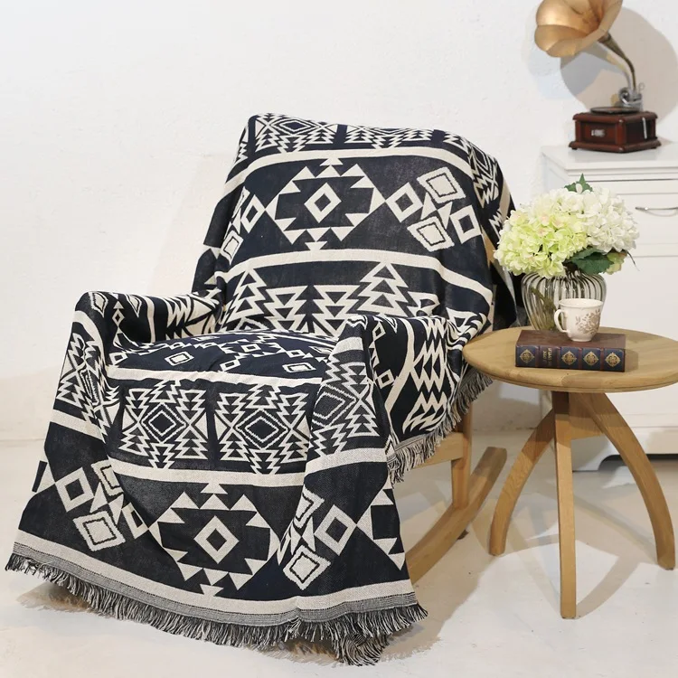 Nordic geometry Vintage blanket double sided cotton knitting wall tapestry sofa towel bed cover felts carpet farmhouse decor
Nordic geometry Vintage blanket double sided cotton knitting wall tapestry sofa towel bed cover felts carpet farmhouse decor
