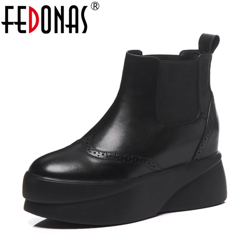 FEDONAS 1Fashion Women Ankle Boots Round Toe Genuine Leather Autumn Winter Warm Platforms Flats Casual High Quality Shoes Woman
FEDONAS 1Fashion Women Ankle Boots Round Toe Genuine Leather Autumn Winter Warm Platforms Flats Casual High Quality Shoes Woman
